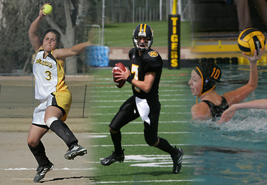 Football, softball and water polo